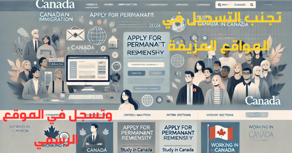 الموقع الرسمي في التسجيل للهجرة الى كندا 2024