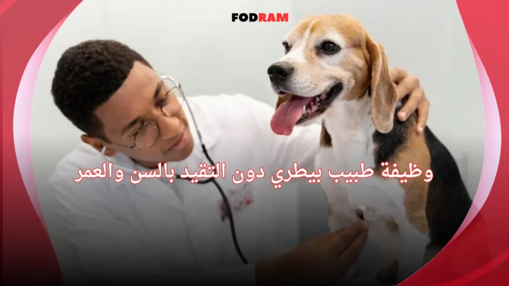 وظيفة طبيب بيطري دون التقيد بالسن والعمر